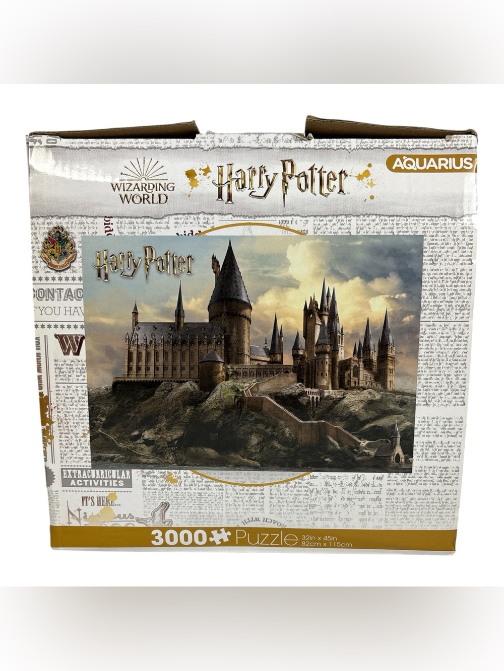 Harry Potter Hogwarts Jigsaw Puzzle 3000 Piece 32" x 45" Aquarius Sealed Wizards